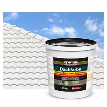 IsolBau Strešna barva Dachfarbe bela 25 kg