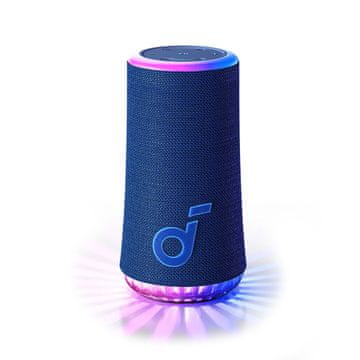 Anker Soundcore Glow prenosni zvočnik, Bluetooth, moder (A3166G31)