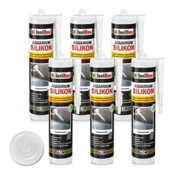 IsolBau prozorni silikon za akvarij 6 x 300 ml