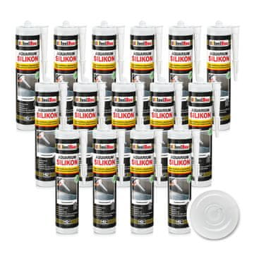 IsolBau prozorni silikon za akvarij 15 x 300 ml
