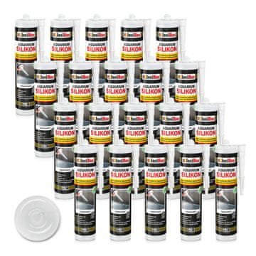 IsolBau prozorni silikon za akvarij 20 x 300 ml
