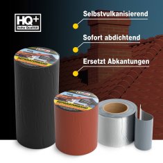butilni strešni trak Reparaturband antracit 300 mm x 10 m