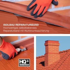 butilni strešni trak Reparaturband antracit 300 mm x 10 m