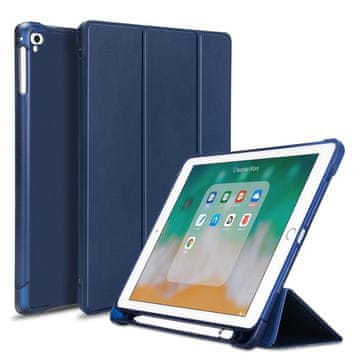 GS Ovitek za iPad 9,7" 2018/2017 (6./5. generacija) / Air 2/1 9,7" 2014/2013, Smartcase z držalom za pisalo, temno moder