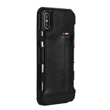 GS Ovitek Two Cards Hybrid za iPhone XS Max 6.5 - črn