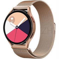GS Milanska zapestnica Univerzalna 20 mm, rožnato zlato