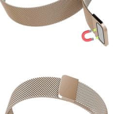GS Milanska zapestnica Univerzalna 20 mm, rožnato zlato