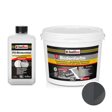 IsolBau 2K smolnata talna barva za beton Bodenbeschichtung 4kg antracit