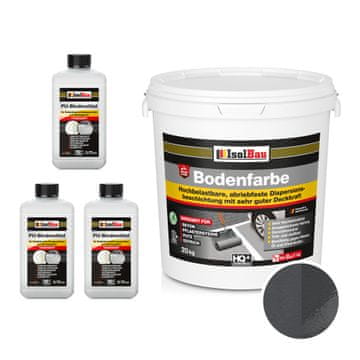IsolBau 2K smolnata talna barva za beton Bodenbeschichtung 20 kg antracit
