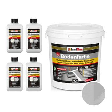 IsolBau 2K smolnata talna barva za beton Bodenbeschichtung 25 kg kamnito siva