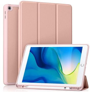GS Ovitek za iPad 10,2" 2021/2020/2019 (9./8./7. generacija), z držalom za pisalo, roza zlata