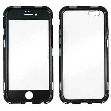 Overboard magnetni ovitek s polnim steklom za iPhone 6/6S 4.7 - črn