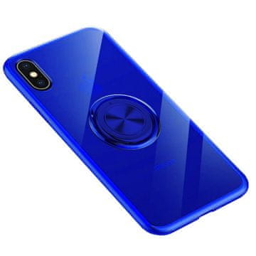 GS Ovitek za iPhone XR - ERBORD obroč za zračno blazino - moder