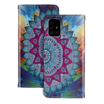 GS Preklopni ovitek za Samsung Galaxy A51, denarnica, cvet mandale