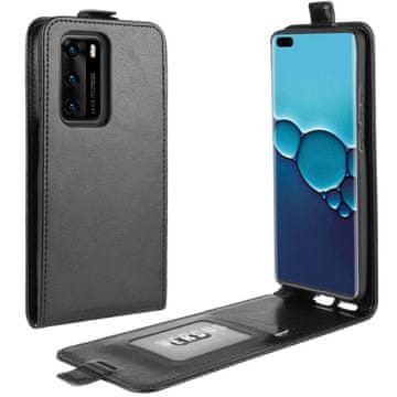 GS Ovitek za Huawei P40, preklopni, črn