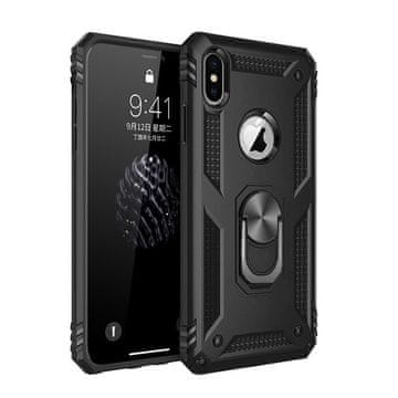 Overboard Ovitek Nox Ring, oklepni ovitek za iPhone XR, črn