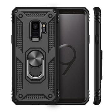 Overboard Oklepni ovitek za Samsung Galaxy S9, Nox Case Ring, črn