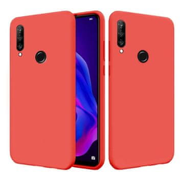 GS Silikonski ovitek za Huawei P40 Lite E, Silicon Lite Case, rdeč