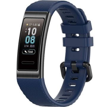 GS Silikonski pašček za Huawei Band 3/4 Pro - temno moder