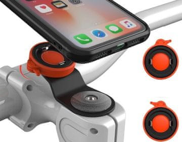 Overboard Nosilec za krmilo kolesa + zaščitni ovitek za iPhone 11 (6,1") - montaža z zaklepnim sistemom