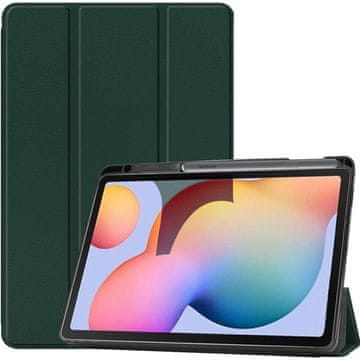 GS Ovitek za Samsung Galaxy Tab S6 Lite 10.4" 2020/2022/2024, z držalom za pisalo, zelen
