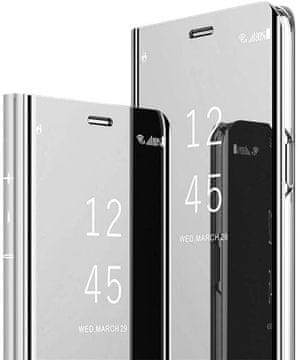 GS Ovitek za Huawei Y6P, Clear View, srebrn