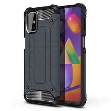 GS Ovitek za Samsung Galaxy M51, oklepni TECH ARMOR, temno moder