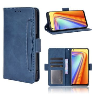 GS Realme 7 preklopni ovitek, reža za kartico, moder