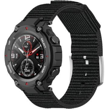 GS Najlonski pašček Welling za Amazfit T-Rex - črn