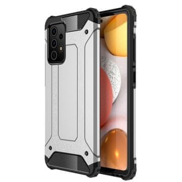 Overboard Ovitek TECH ARMOR za Samsung Galaxy A72 5G / A72 LTE, srebrn