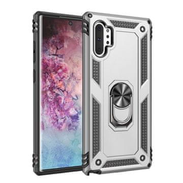 Overboard Oklepni ovitek za Samsung Galaxy Note 10+ Plus, Nox Case Ring, srebrn