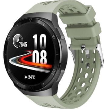 GS Silikonski pašček za Huawei Watch GT 2e, zelen