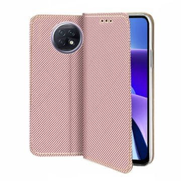 Overboard Denarnica za Xiaomi Redmi Note 9T 5G, roza zlata