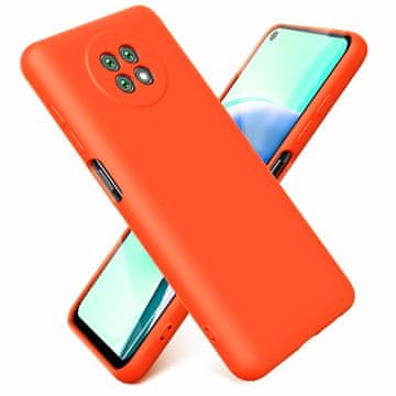 Overboard Ovitek za Xiaomi Redmi Note 9T 5G, Silikonski Lite, rdeč