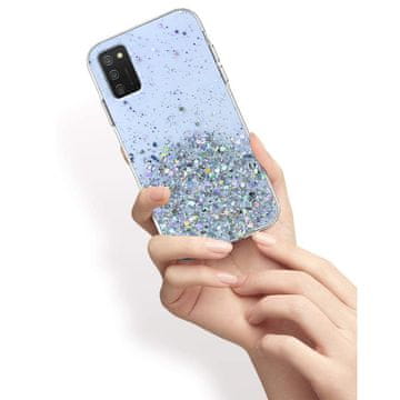 Overboard Bleščeč ovitek za Samsung Galaxy A02s, moder