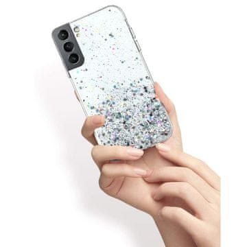 Overboard Bleščeč ovitek za Samsung Galaxy S21+ Plus, prozoren