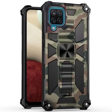Overboard Ovitek za Samsung Galaxy A12 / M12 / A12 2021, oklepno stojalo, zeleno