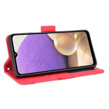 GS Ovitek za Samsung Galaxy A32 5G, reža za kartico, rdeč