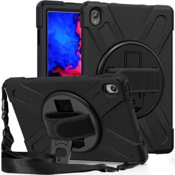 GS Ovitek za Lenovo Tab P11 TB-J606F / Tab P11 5G, oklepni zaščitni, črn
