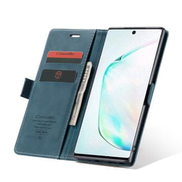 CaseMe Ovitek za Samsung Galaxy Note 10 Plus/5G, usnjena denarnica, zelena