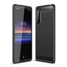 GS Ovitek za Sony Xperia 1 II, Karbon, črn