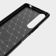 GS Ovitek za Sony Xperia 1 II, Karbon, črn
