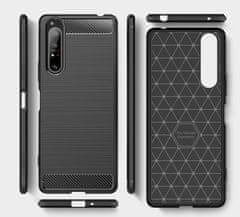 GS Ovitek za Sony Xperia 1 II, Karbon, črn