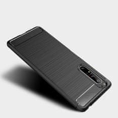 GS Ovitek za Sony Xperia 1 II, Karbon, črn