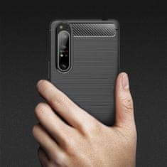 GS Ovitek za Sony Xperia 1 II, Karbon, črn