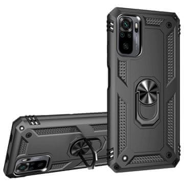 Overboard Oklepni ovitek za Xiaomi Redmi Note 10/10S, Nox Case Ring, črn