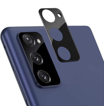 GS Zaščitno steklo za kamero za Samsung Galaxy S20 FE, črno