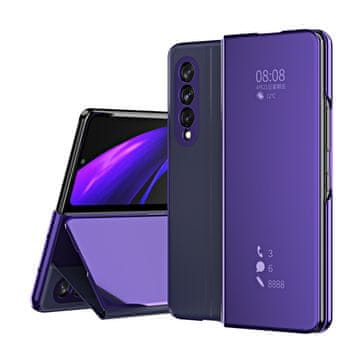 Overboard Ovitek za Samsung Galaxy Z Fold3 5G Clear View, vijoličen
