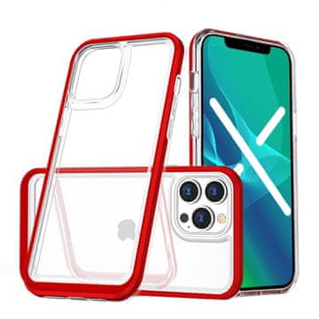 Overboard Ovitek za iPhone 13 Pro, hibridni okvir, rdeč