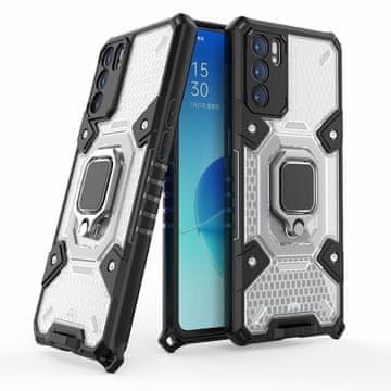 Overboard Ovitek s satjastim stojalom za Oppo Reno6 5G, bel